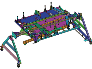 Фото 1. SIMMAX-WELDING: оснастка, спроектированная по результатам моделирования сварки